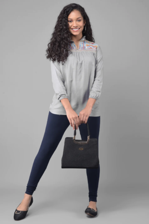 Classy Blue 177 Indo Cut Leggings