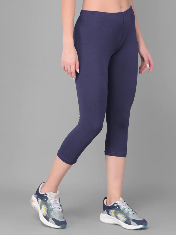 Solid Navy 182 Capri - Image 2