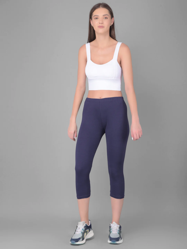 Solid Navy 182 Capri - Image 3